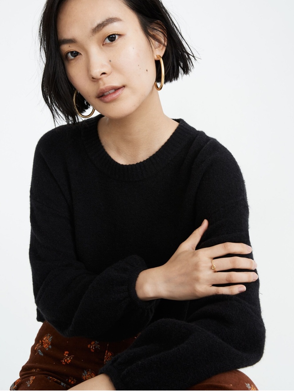 Madewell // Payton Pullover Sweater in Coziest Yarn